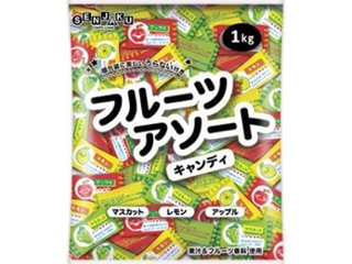 扇雀飴 フルーツアソートキャンディ １ｋｇ  ×1 【送料込】(一部地域別途)の画像