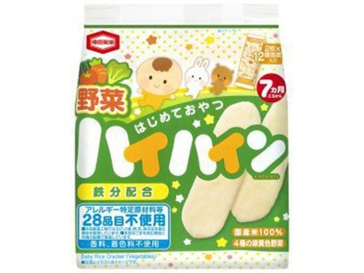 亀田 野菜ハイハイン ４０ｇ   ×12 【送料込】(一部地域別途)画像