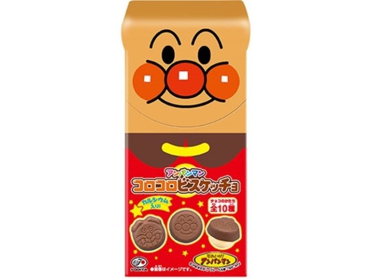 不二家 アンパンマンコロコロビスケッチョ ３４ｇ ×10 【送料込】(一部地域別途)画像