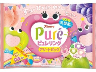 カンロ ピュレリング アソートパック ９２ｇ ×16 【送料込】(一部地域別途)の画像