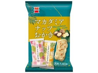 岩塚製菓 マカダミアナッツおかき８枚 ×12 【送料込】(一部地域別途)の画像