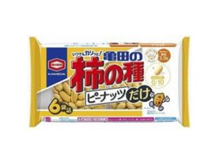 亀田 柿の種 ピーナッツだけ６袋詰１３５ｇ ×12 【送料込】(一部地域別途)の画像