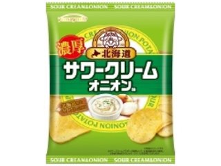 山芳 ポテト 北海道サワークリームオニオン味４７ｇ ×12 【送料込】(一部地域別途)の画像