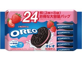 オレオ ファミリーパックいちごクリーム ２４枚 ×12 【送料込】(一部地域別途)の画像