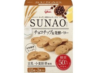 グリコ ＳＵＮＡＯ チョコチップ＆発酵バター６２ｇ ×50 【送料込】(一部地域別途)の画像