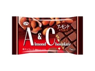 不二家 アーモンド＆チョコレート１枚 ×8 【送料込】(一部地域別途)の画像