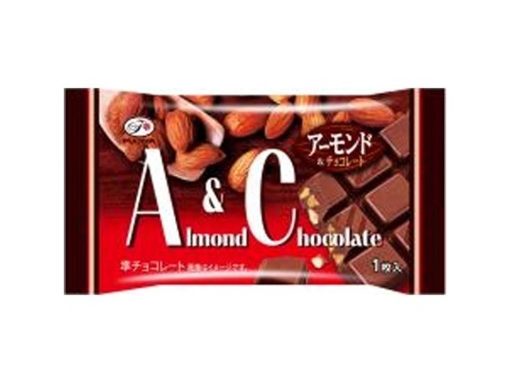 不二家 アーモンド＆チョコレート１枚 ×8 【送料込】(一部地域別途)画像