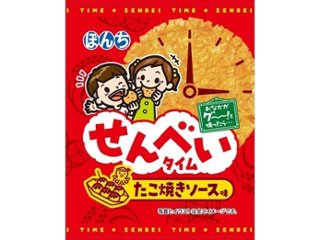 ぼんち せんべいタイム たこ焼きソース味１枚 ×20 【送料込】(一部地域別途)の画像