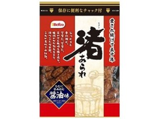 栗山米菓 ９０ｇ渚あられ醤油味  ×12 【送料込】(一部地域別途)の画像