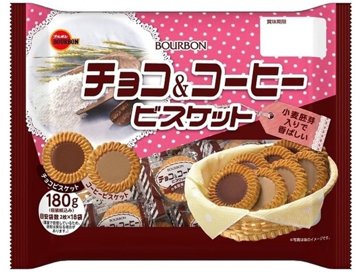 ブルボン チョコ＆コーヒー １８０ｇ   ×12 【送料込】(一部地域別途)画像