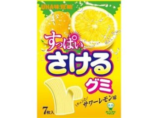 味覚糖 すっぱいさけるグミ サワーレモン ×10 【送料込】(一部地域別途)の画像