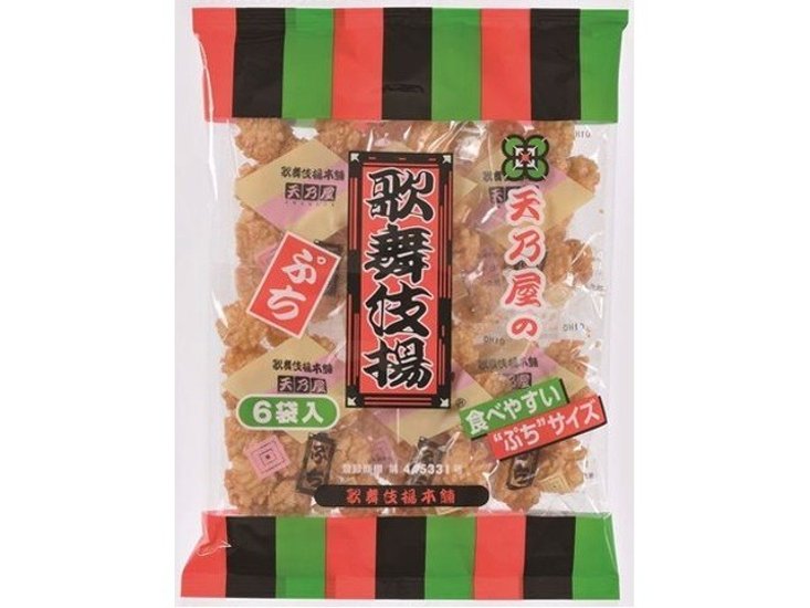 天乃屋 ぷち歌舞伎揚 ９０ｇ ×12 【送料込】(一部地域別途)画像