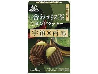 森永 合わせ抹茶サンドクッキー８個  ×5 【送料込】(一部地域別途)の画像