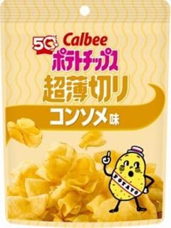 カルビー ポテト 超薄切りコンソメ味４０ｇ ×12 【送料込】(一部地域別途)の画像
