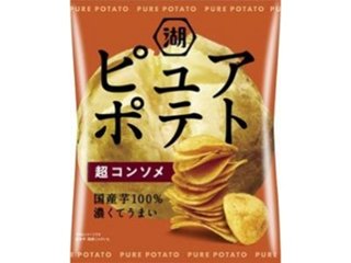 湖池屋 ピュアポテト 超コンソメ５２ｇ ×12 【送料込】(一部地域別途)の画像