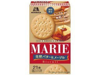 森永 マリー 発酵バター＆メープル２１枚  ×5 【送料込】(一部地域別途)の画像