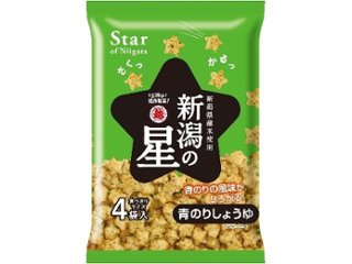 越後製菓 新潟の星 青のりしょうゆ８０ｇ ×12 【送料込】(一部地域別途)の画像