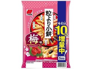 三幸製菓 粒より小餅 梅味８０ｇ   ×12 【送料込】(一部地域別途)の画像