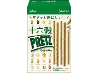 グリコ 十六穀プリッツ やきのり味６袋 ×50 【送料込】(一部地域別途)の画像