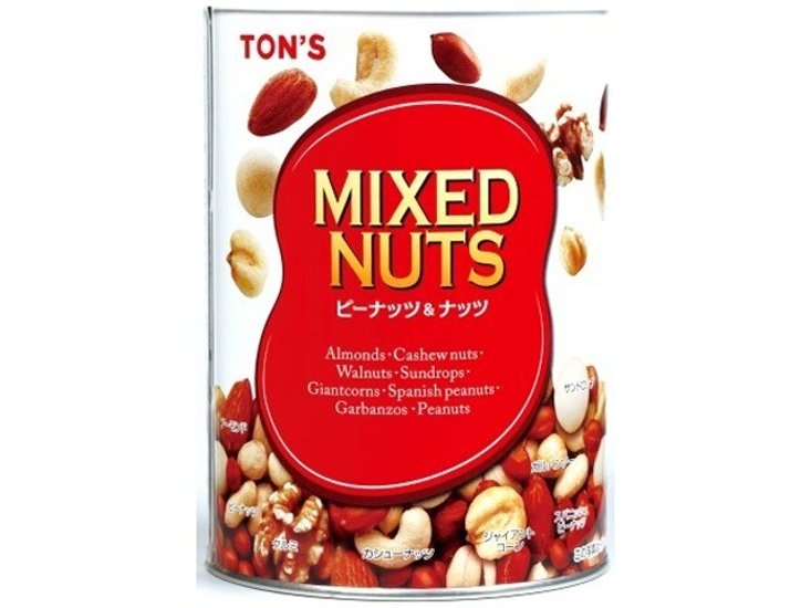 東洋ナッツ ミックスナッツ 缶３５５ｇ ×12 【送料込】(一部地域別途)画像