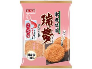 天乃屋 歌舞伎揚 瑞夢えび味６枚 ×12 【送料込】(一部地域別途)の画像