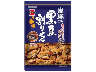 岩塚製菓 黒豆割りせん醤油味１４０ｇ ×12 【送料込】(一部地域別途)の画像