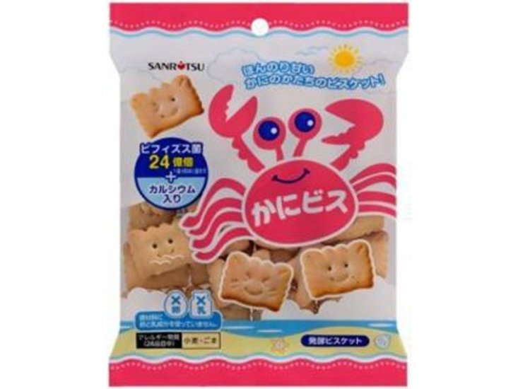 三立製菓 小袋かにビス ６０ｇ ×24 【送料込】(一部地域別途)画像