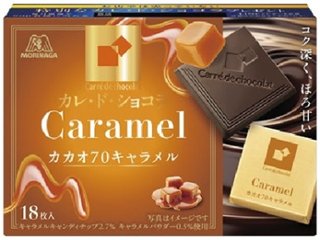 森永 カレ・ド・ショコラカカオ７０キャラメル１８枚   ×6 【送料込】(一部地域別途)の画像
