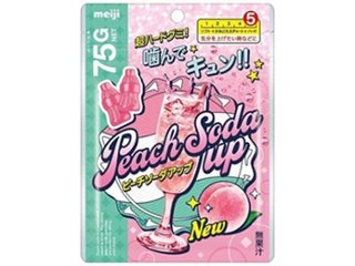 明治 ピーチソーダアップ ７５ｇ  ×7 【送料込】(一部地域別途)の画像
