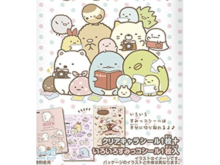 コリス すみっコぐらし いろいろシールガム ×15 【送料込】(一部地域別途)画像