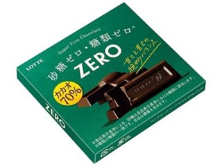 ロッテ ゼロカカオ７０％ ５０ｇ ×10 【送料込】(一部地域別途)の画像
