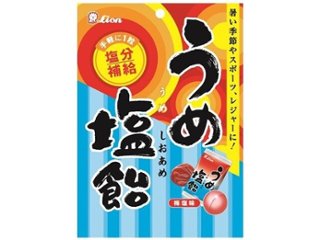 ライオン うめ塩飴 ７３ｇ ×18 【送料込】(一部地域別途)の画像