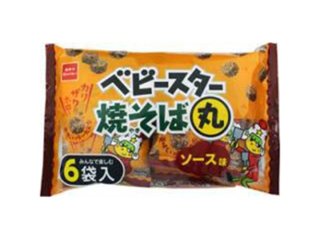 おやつカンパニー 焼そば丸 ソース味６袋入 ×15 【送料込】(一部地域別途)の画像