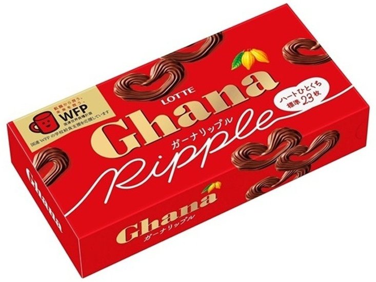 ロッテ ガーナリップル ５８ｇ ×10 【送料込】(一部地域別途)画像