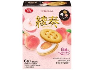 ＹＢＣ 綾奏 白桃クリームチーズ６個  ×6 【送料込】(一部地域別途)の画像