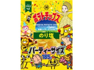 湖池屋 ポテト のり塩パーティーサイズ１８５ｇ ×12 【送料込】(一部地域別途)の画像