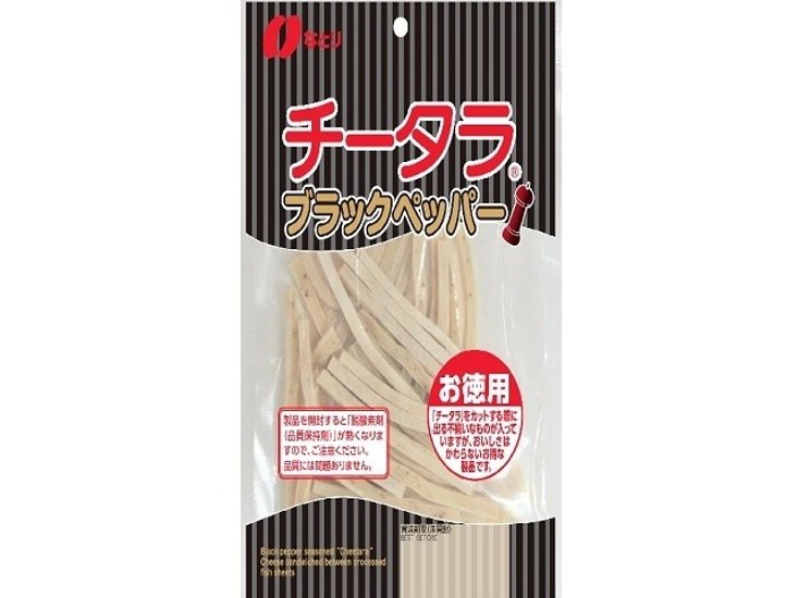 なとり チータラブラックペッパーお徳用１２５ｇ  ×10 【送料込】(一部地域別途)画像