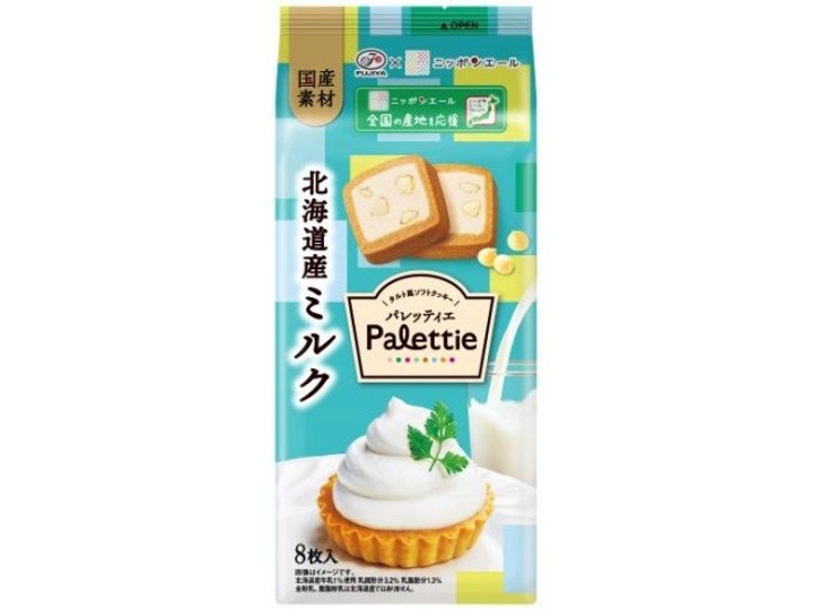 不二家 パレッティエ 北海道産ミルク８枚  ×5 【送料込】(一部地域別途)画像