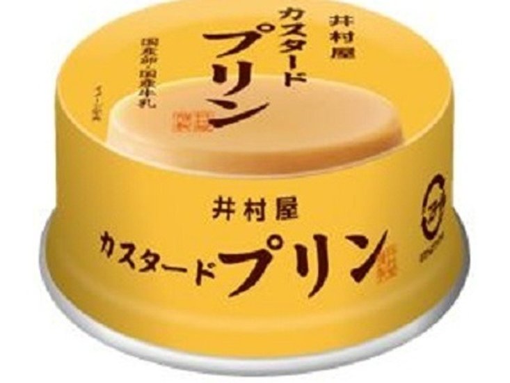 井村屋 缶カスタードプリン ７５ｇ ×32 【送料込】(一部地域別途)画像
