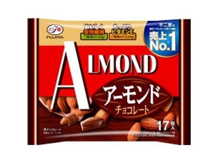 不二家 アーモンドチョコレート１７粒 ×18 【送料込】(一部地域別途)画像