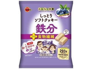 ブルボン しっとりソフトクッキー鉄分２９３ｇ ×12 【送料込】(一部地域別途)の画像