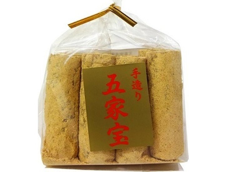 ★ワタトー 巾着極上五家宝８本（きなこ） ×12 【送料込】(一部地域別途)画像