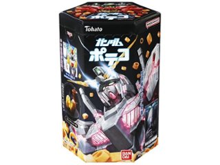 東ハト ガンダムポテコ ブラックペッパー味２３ｇ  ×6 【送料込】(一部地域別途)の画像