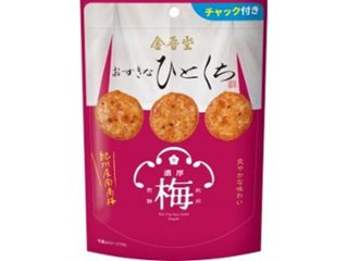 金吾堂 おすきなひとくち 濃厚梅だれ煎餅７８ｇ   ×12 【送料込】(一部地域別途)の画像