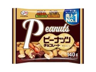 不二家 ピーナッツチョコレート１４０ｇ   ×18 【送料込】(一部地域別途)の画像