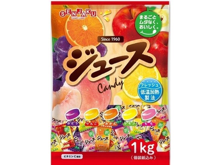 扇雀飴 １ｋｇジュースキャンデー ×8 【送料込】(一部地域別途)画像