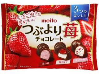 ｍｅｉｔｏ つぶより苺チョコレート １１８ｇ ×36 【送料込】(一部地域別途)の画像