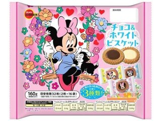 ブルボン ディズニーチョコ＆ホワイトビス１６０ｇ  ×12 【送料込】(一部地域別途)の画像