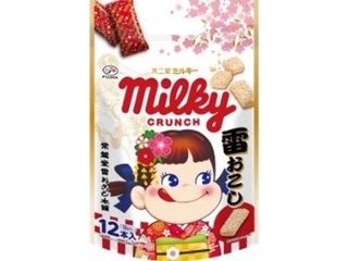不二家 ミルキクランチ雷おこし１２本 ×12 【送料込】(一部地域別途)の画像