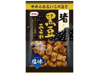 栗山米菓 黒豆渚あられ ８５ｇ  ×12 【送料込】(一部地域別途)の画像